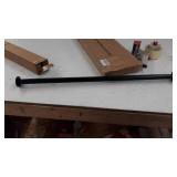 black curtain rod