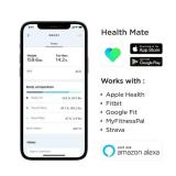 Withings Body+ - Digital Wi-Fi Smart Scale with Automatic Smartphone App Sync, Full Body Composition Including, Body Fat, BMI, Water Percentage, Muscle & Bone Mass, with Pregnancy Tracker & Baby Mode