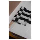 black and white racing checkered Flags