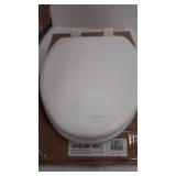 the gray toilet seat cover