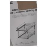 small metal Shelf pull-out tray