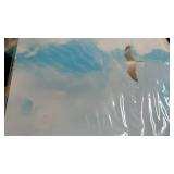 scene of sea waves Palm