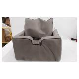 small gray kid chair