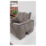 small gray kid chair