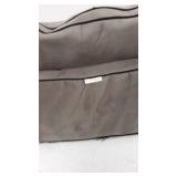 small gray kid chair