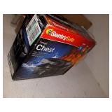 SentrySafe H0100 Fire-Resistant Box Safe and Water-Resistant Safe with Key Lock, 0.17 Cu. ft., Black