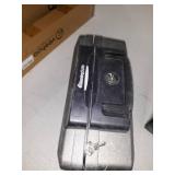 SentrySafe H0100 Fire-Resistant Box Safe and Water-Resistant Safe with Key Lock, 0.17 Cu. ft., Black