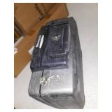 SentrySafe H0100 Fire-Resistant Box Safe and Water-Resistant Safe with Key Lock, 0.17 Cu. ft., Black