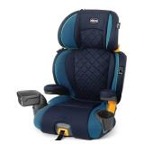 Chicco KidFit Zip Air 2-in-1 Belt Positioning Booster Car Seat, Blue