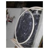 DAILYLIFE Portable Bathtub, Japanese Soaking Bath Tub for Shower Stall, Foldable Bathtub with Thermal Foam, Freestanding, Folding & Soaking Spa Bath Tub with Pillow for Small Space (Astronaut)