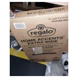 Regalo Home AccentsÂ® Extra Wide Walk Thru Baby Gate, Includes DÃ©cor Hardwood, 4-Inch Extension Kit, 4-Inch Extension Kit, 4 Pack of Pressure Mount Kit and 4 Pack of Wall Cups and Mounting Kit