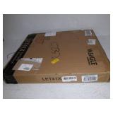 VASAGLE Industrial End Table, 2-Tier Side Table with Storage Shelf, Sturdy, Easy Assembly, Wood Look Accent Furniture, with Metal Frame, Rustic Brown ULET41X