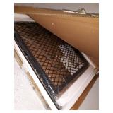 VASAGLE Industrial End Table, 2-Tier Side Table with Storage Shelf, Sturdy, Easy Assembly, Wood Look Accent Furniture, with Metal Frame, Rustic Brown ULET41X