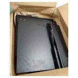 MOUNT-IT! Heavy Duty Drop Down Table [45"x15 x7.125"] Wall Mounted Drop Leaf Tables, Collapsible, Folding Workbench for Home Office, Laundry Room, Garage, Basement Bar, Study or Kitchen (BLACK)