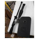 Gator Frameworks Short Weighted Base Microphone Stand with Soft Grip Twist Clutch, Boom arm, and both 3/8" and 5/8" Mounts; Base Dimensions - 4.5" X 8" (GFW-MIC-0821)