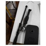 Gator Frameworks Short Weighted Base Microphone Stand with Soft Grip Twist Clutch, Boom arm, and both 3/8" and 5/8" Mounts; Base Dimensions - 4.5" X 8" (GFW-MIC-0821)