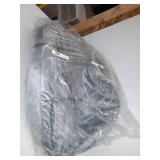 Furhaven Memory Foam Pet Bed for Dogs and Cats - Microvelvet Snuggery Blanket Burrow Nest Dog Bed with Removable Washable Cover, Silver, 35-Inch