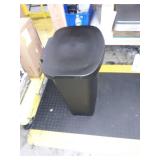 Glad GLD-74030 Plastic Step Trash Can with Clorox Odor Protection of The Lid, Black