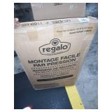 Regalo Easy StepÂ® 38.5-Inch Extra Wide Walk Thru Baby Gate, Includes 6-Inch Extension Kit, 4 Pack Pressure Mount Kit, 4 Pack Wall Cups and Mounting Kit