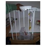 Regalo Easy StepÂ® 38.5-Inch Extra Wide Walk Thru Baby Gate, Includes 6-Inch Extension Kit, 4 Pack Pressure Mount Kit, 4 Pack Wall Cups and Mounting Kit