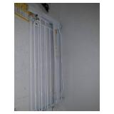 Regalo Easy StepÂ® 38.5-Inch Extra Wide Walk Thru Baby Gate, Includes 6-Inch Extension Kit, 4 Pack Pressure Mount Kit, 4 Pack Wall Cups and Mounting Kit