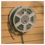 Suncast 100 ft. SidewinderÂ® Mounted Resin Hose Reel, Taupe