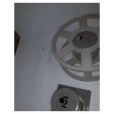 Suncast 100 ft. SidewinderÂ® Mounted Resin Hose Reel, Taupe