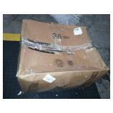 AmazonCommercial Multi Purpose Waterproof Poly Tarp Cover, 12 X 25 FT, 16MIL Thick, Silver/Black, 1-Pack