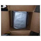 AmazonCommercial Multi Purpose Waterproof Poly Tarp Cover, 12 X 25 FT, 16MIL Thick, Silver/Black, 1-Pack