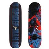 PlayWheels Ultimate Spider-Man 28" Complete Kids Trick Skateboard, Spider Crawl