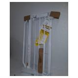 Regalo Easy StepÂ® 38.5-Inch Extra Wide Walk Thru Baby Gate, Includes 6-Inch Extension Kit, 4 Pack Pressure Mount Kit, 4 Pack Wall Cups and Mounting Kit