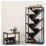 LELELINKY Bookshelf, 8-Tier Modern Industrial Open Bookshelves, 61