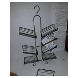 iDesign Verona Metal Hanging Bathroom Caddy for Handheld Shower Hose, Extra Space for Shampoo, Conditioner, Soap, Razors, Loofahs, Towels, 25" x 14" x 4", Bronze,68541