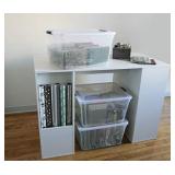 Rubbermaid Cleverstore Clear 71 Quart, Stackable Plastic Containers with Durable Latching Lids, Visible Organization, Great for Holiday Decorations and Christmas Storage, 4-Pack