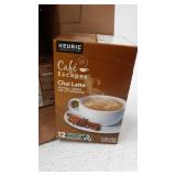 cafe escapes chai latte 12 k cup pods per box