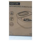 foot spa with Massage bubbles and heat