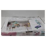 AiBeeYou Baby Swings for Infants, Baby Swing with 6 Motions,Infant Swing with Music,Sounds and Timing Function, Baby Rocker with 2 Toys, Plsuh Seat & Soft Head Support, Machine Washable Fabric (Blue)