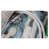 AiBeeYou Baby Swings for Infants, Baby Swing with 6 Motions,Infant Swing with Music,Sounds and Timing Function, Baby Rocker with 2 Toys, Plsuh Seat & Soft Head Support, Machine Washable Fabric (Blue)