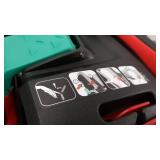 mifold hifold fit-and-fold Highback Booster Seat, â Adjustable Narrow, Foldable Booster Car Seat for Everyday, Travel, Carpooling and More â Racing Red