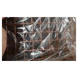 mDesign 3 Tier Vertical Standing Bathroom Shelving Unit, Decorative Metal Storage Organizer Tower Rack Center with 3 Basket Bins to Hold and Organize Bath Towels, Hand Soap, Toiletries - Cop