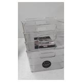 set of 4 clear Containers