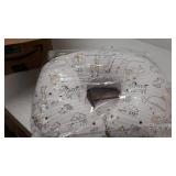 Boppy Nursing Pillow and Positioner Original | Notebook Black and White with Gold Animals| Breastfeeding, Bottle Feeding, Baby Support | With Removable Cotton Blend Cover | Awake-Time Support