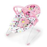 Bright Starts Disney Baby Minnie Mouse Vibrating Bouncer with Toy bar- Spotty Dotty
