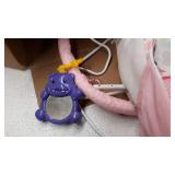 Bright Starts Disney Baby Minnie Mouse Vibrating Bouncer with Toy bar- Spotty Dotty