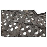 Round Tobacco Basket for Wall Basket Decor - Rustic Farmhouse Basket Wall Decor - Handmade Woven Wall Basket Decor for Kitchen, Living Room, Bathroom, Bedroom (Nesting - Dark Brown)