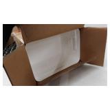 Glad Plastic Basket Set, Value Pack of 6 | Open Storage Bins for Shelves, Bathroom, Pantry, Closet | Nesting Organizer Boxes with Handles, 4 Gallon, White