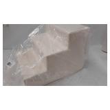 Best Pet 3-Step Pet Steps/Stairs with CertiPUR-US Certified Foam for Dogs & Cats, Ivory, 13.5"H