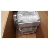 Mdesign Plastic Water Bottle Storage Organizer, 2 Bottles Each, 4 Pack - Gray