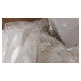 Creative Co-Op 20.5" Resin Standing Figurine with Whitewash Finish Deer