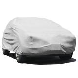 Budge UB-1 Lite Indoor Dustproof UV Resistant Cover Fits Full Size SUVs up to 186", Gray, Size U1: Fits S.U.Vs up to 15